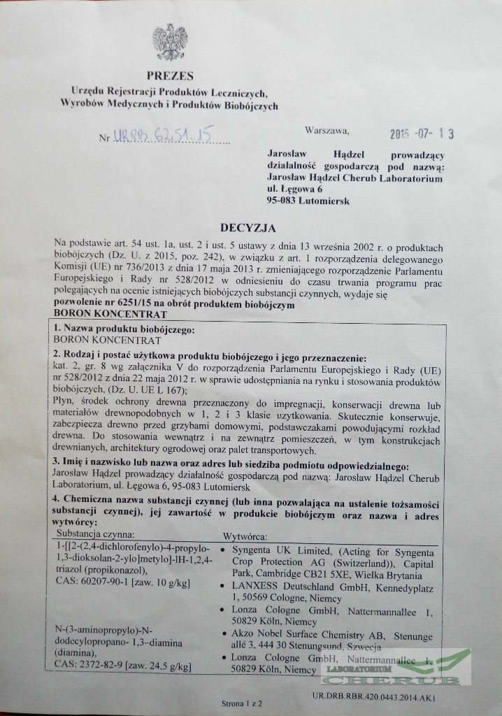 Boron Koncentrat Boron Koncentrat