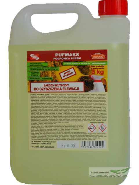 Do czyszczenia, mycia elewacji-PUFMAKS pogromca pleśni 5kg x 5szt.